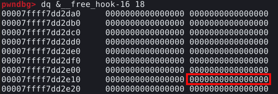 Size field do chunk falso