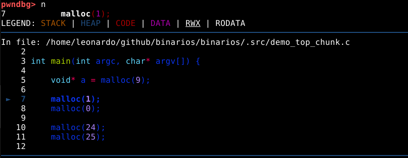 Avançando a execução