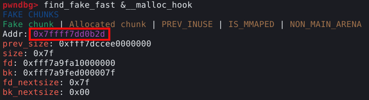 Encontrando um possível chunk falso