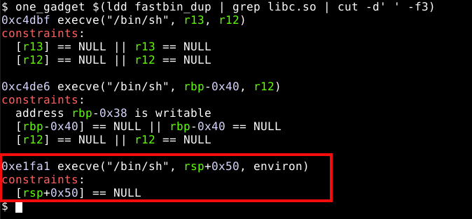Condições do gadget
