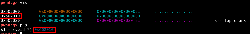 Endereço da user data