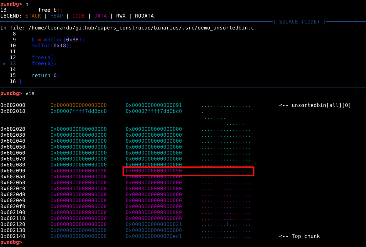 Bit prev_inuse retirado