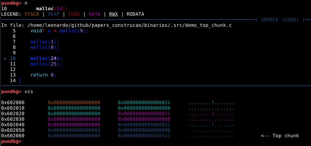 Avançando a execução