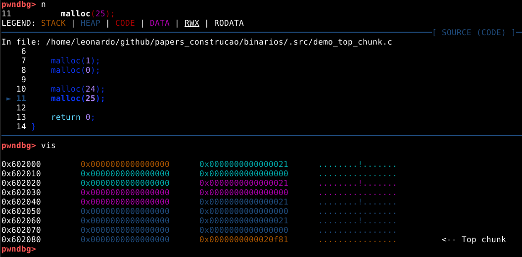 Avançando a execução