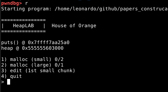 Carregando o programa no GDB