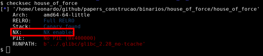 Enumerando com checksec