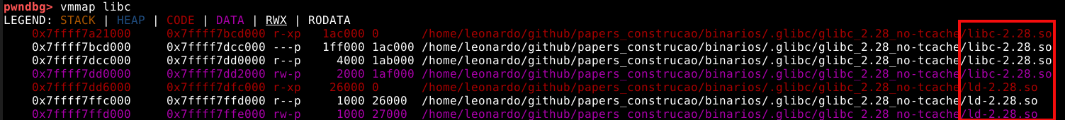 Versão da GLIBC utilizada