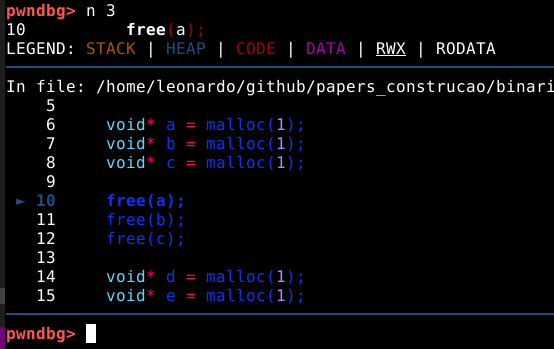 Executando os 3 primeiros comandos