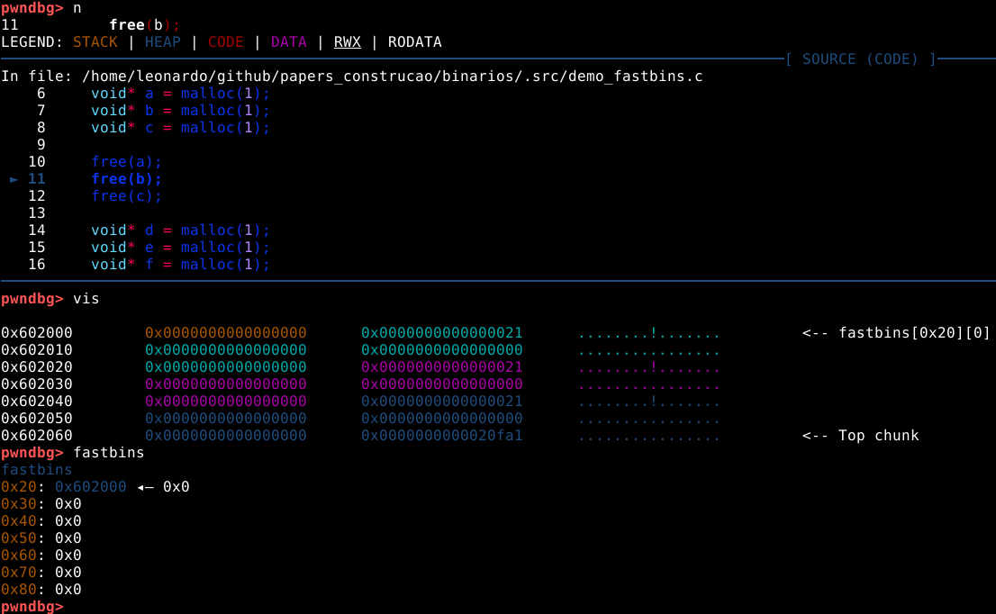 Reciclando o primeiro chunk