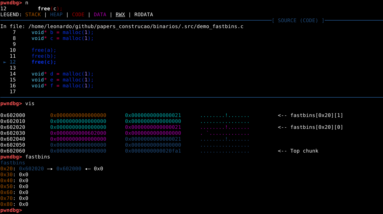 Avançando a execução