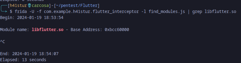 Endereço da libflutter