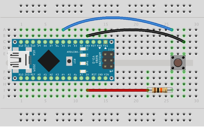 Ligação do resistor.