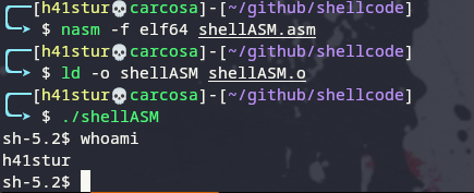 Shell em ASM