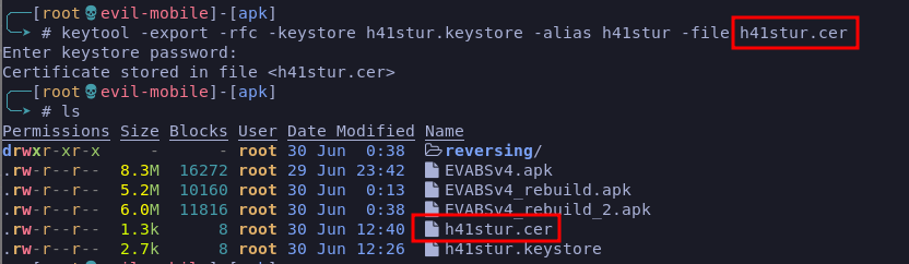 Certificado extraído