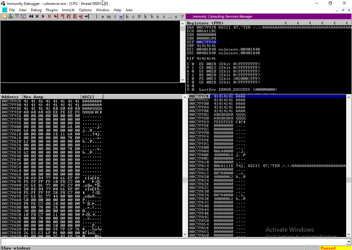 Enumaração do comando.