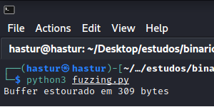 Enumaração do comando.