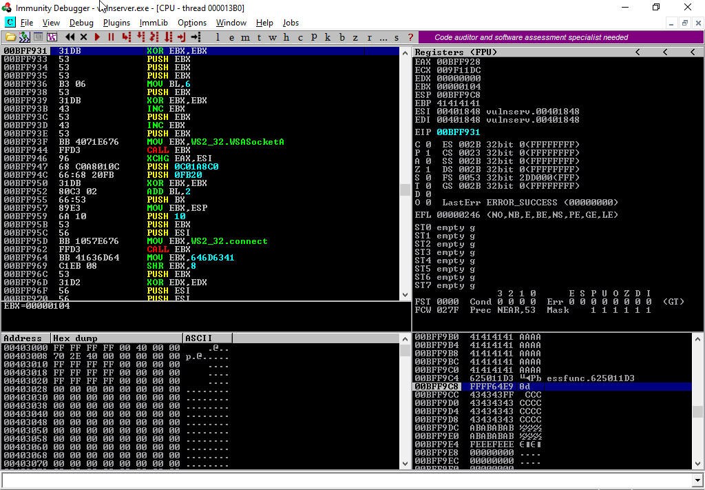 Enumaração do comando.