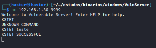 Enumaração do comando.
