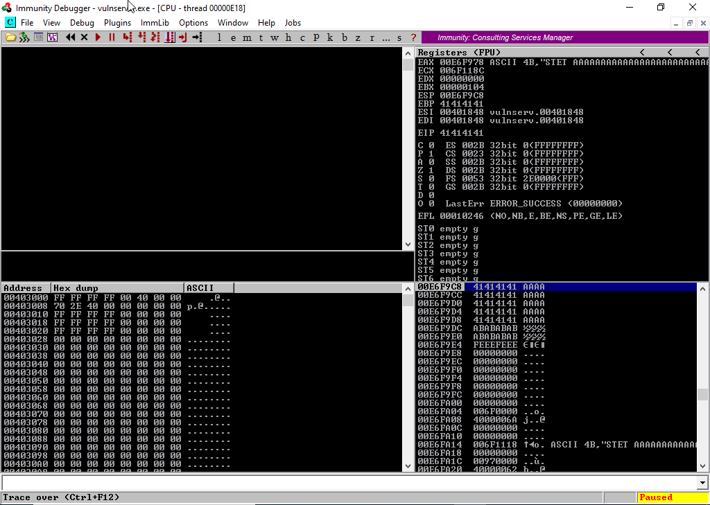 Enumaração do comando.