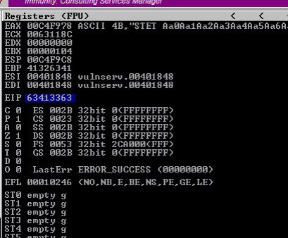 Enumaração do comando.