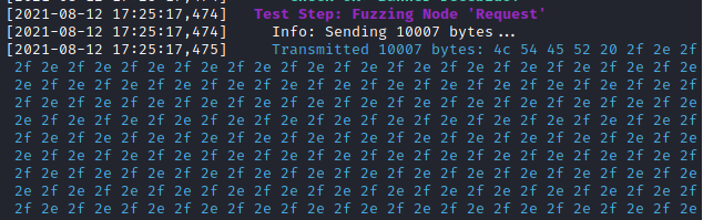 Enumaração do comando.