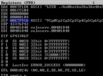 Enumaração do comando.