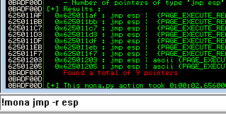 Enumaração do comando.