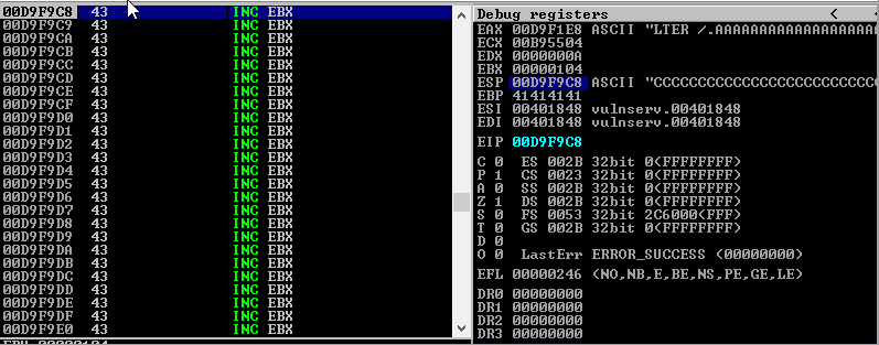 Enumaração do comando.